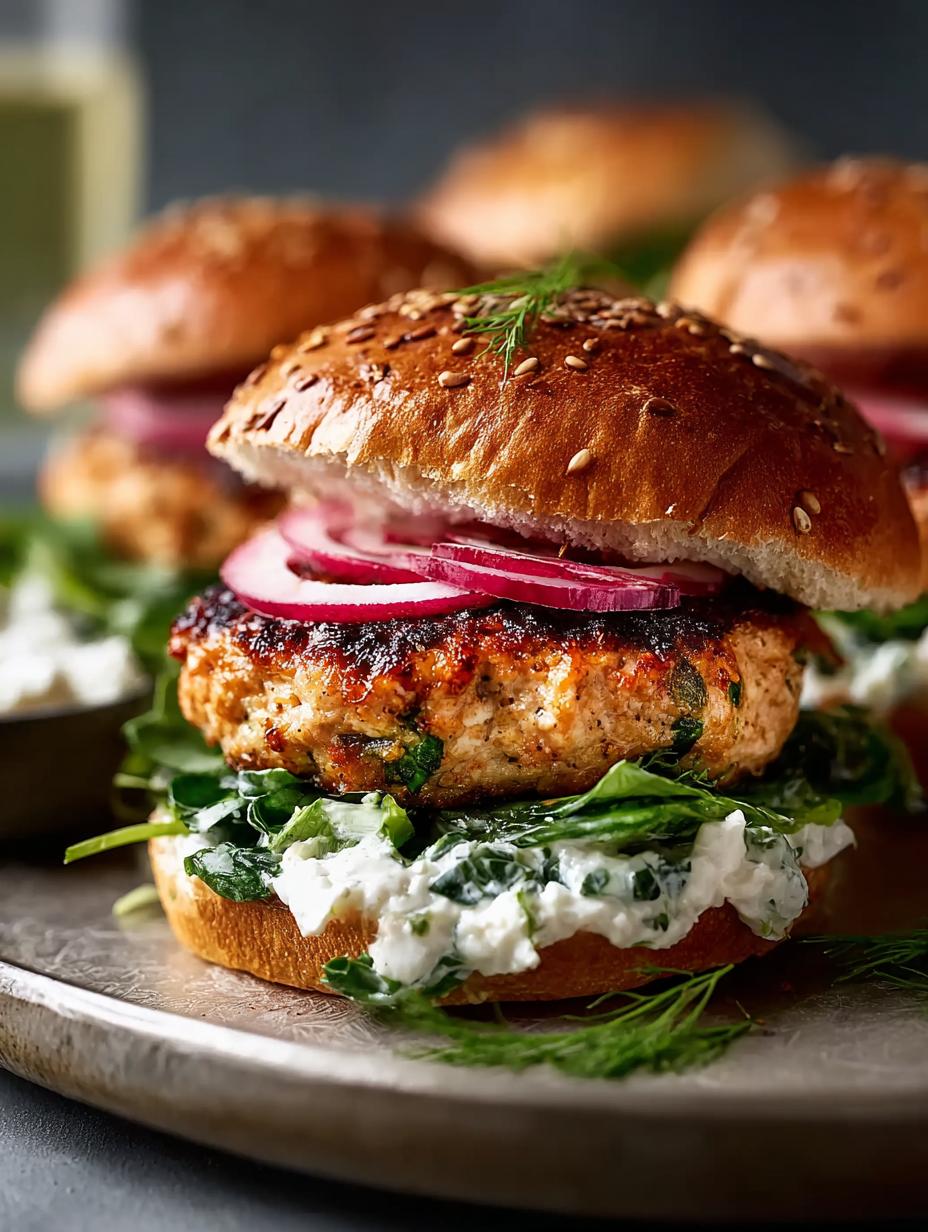 Mediterranean Turkey Burgers