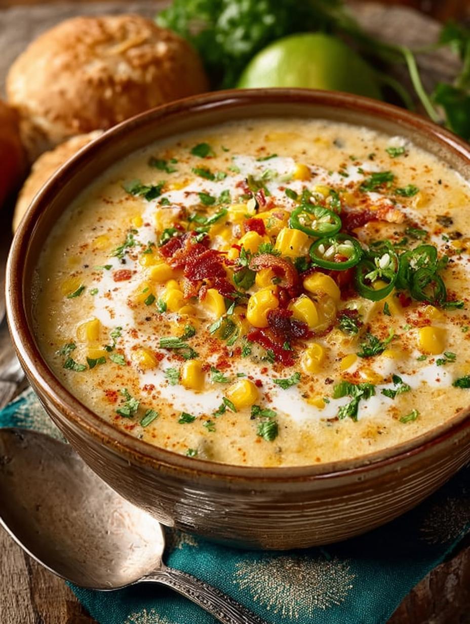Mexican Street Corn Chowder: 7 Irresistible Flavors - Mexican Street Corn Chowder - additional detail