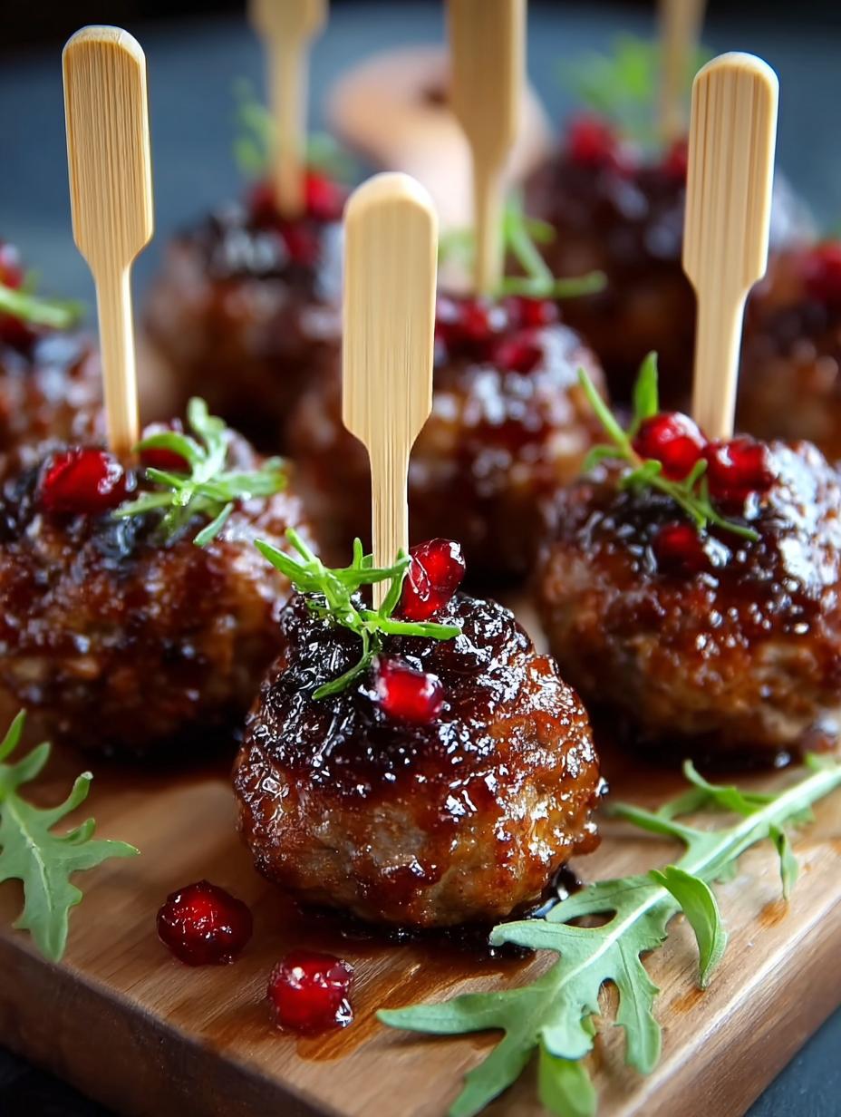Mini Meatball Skewers