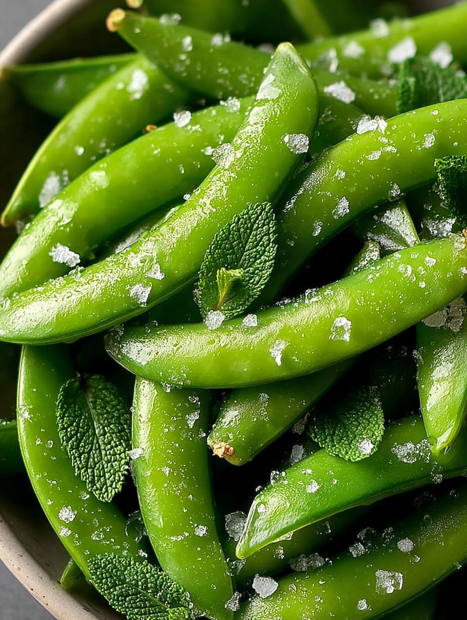 Minty Sugar Snap Peas