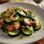 Miso Zucchini Mushrooms