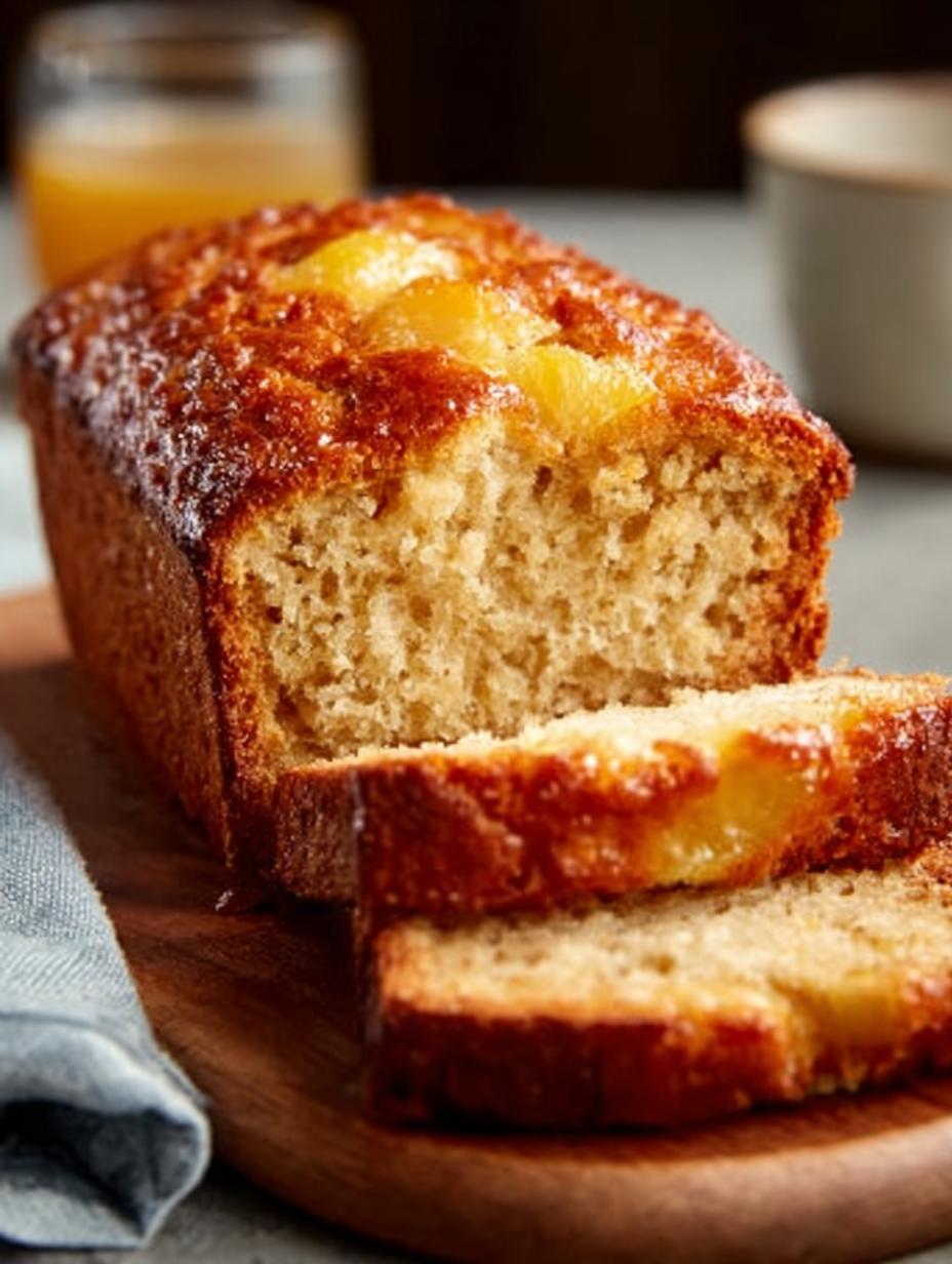Moist Pineapple Banana Bread