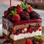 Mulberry Mousse Cake Filling