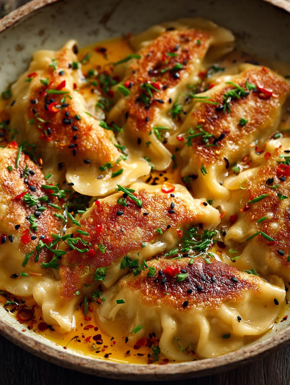 One Pan Dumplings