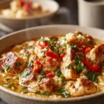 One Pot Queso Chicken
