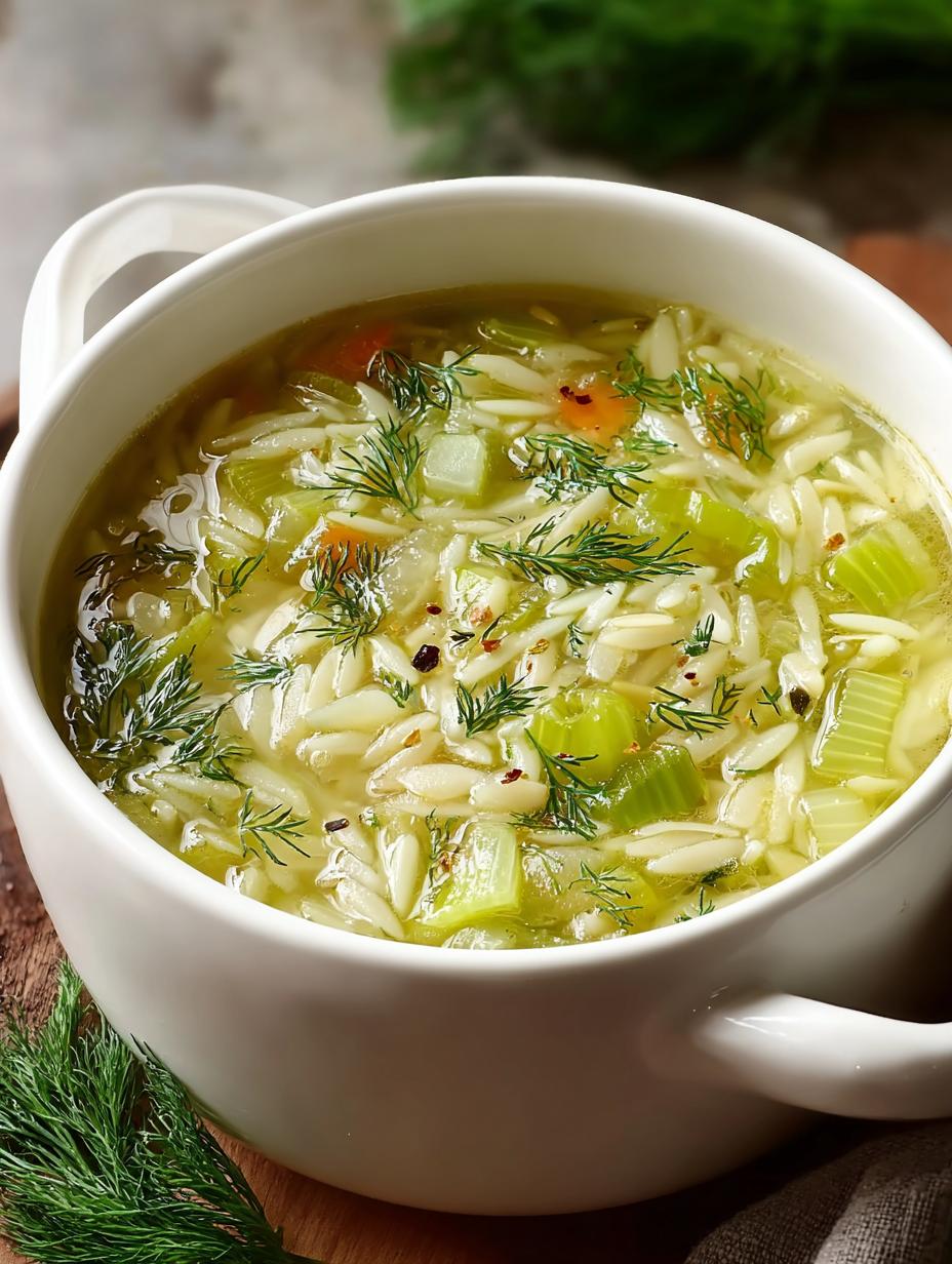 Orzo Leek Dill Soup: 5 Comforting Benefits to Savor - Orzo Leek Dill Soup - main visual representation