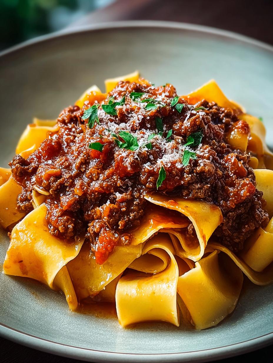 Pappardelle Bolognese: 5 Rich Comforting Secrets - Pappardelle Bolognese Comforting Rich - additional detail