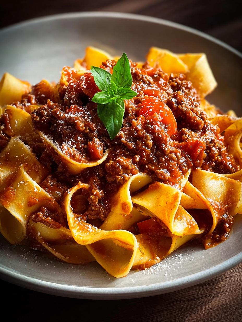 Pappardelle Bolognese: 5 Rich Comforting Secrets - Pappardelle Bolognese Comforting Rich - additional detail