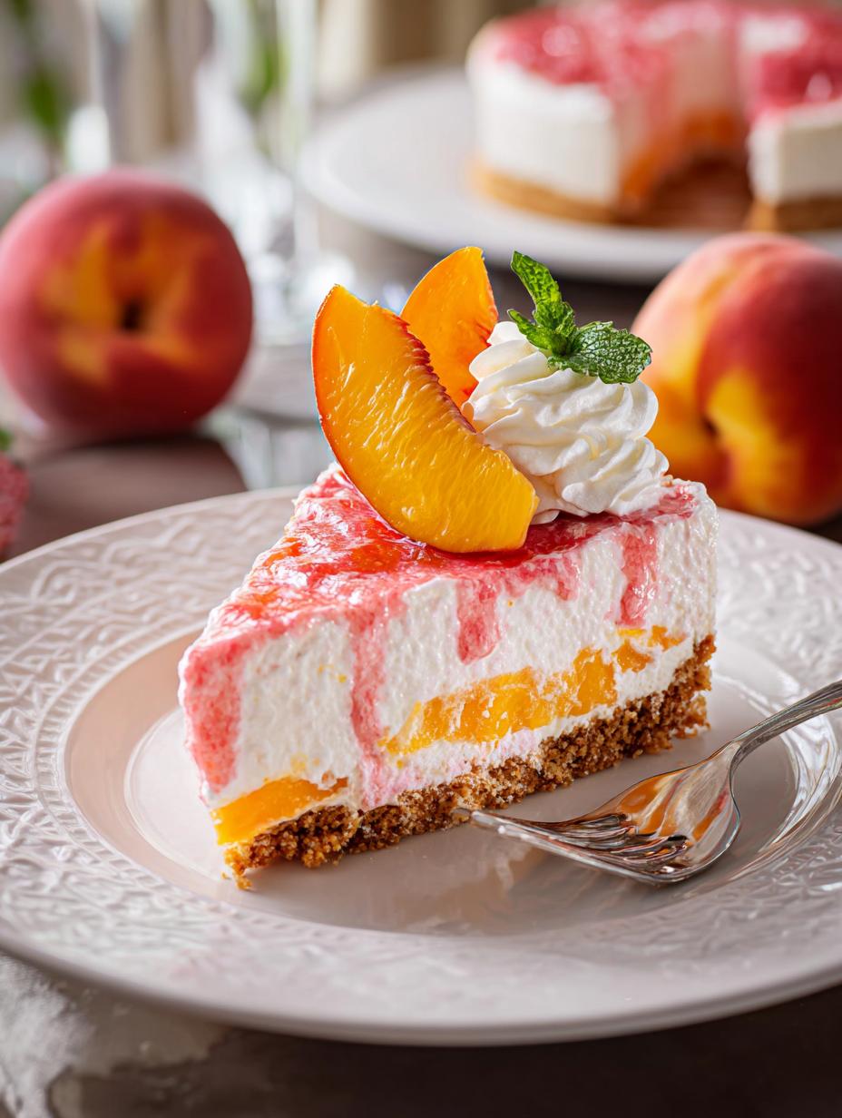 Peach Chiffon Pie