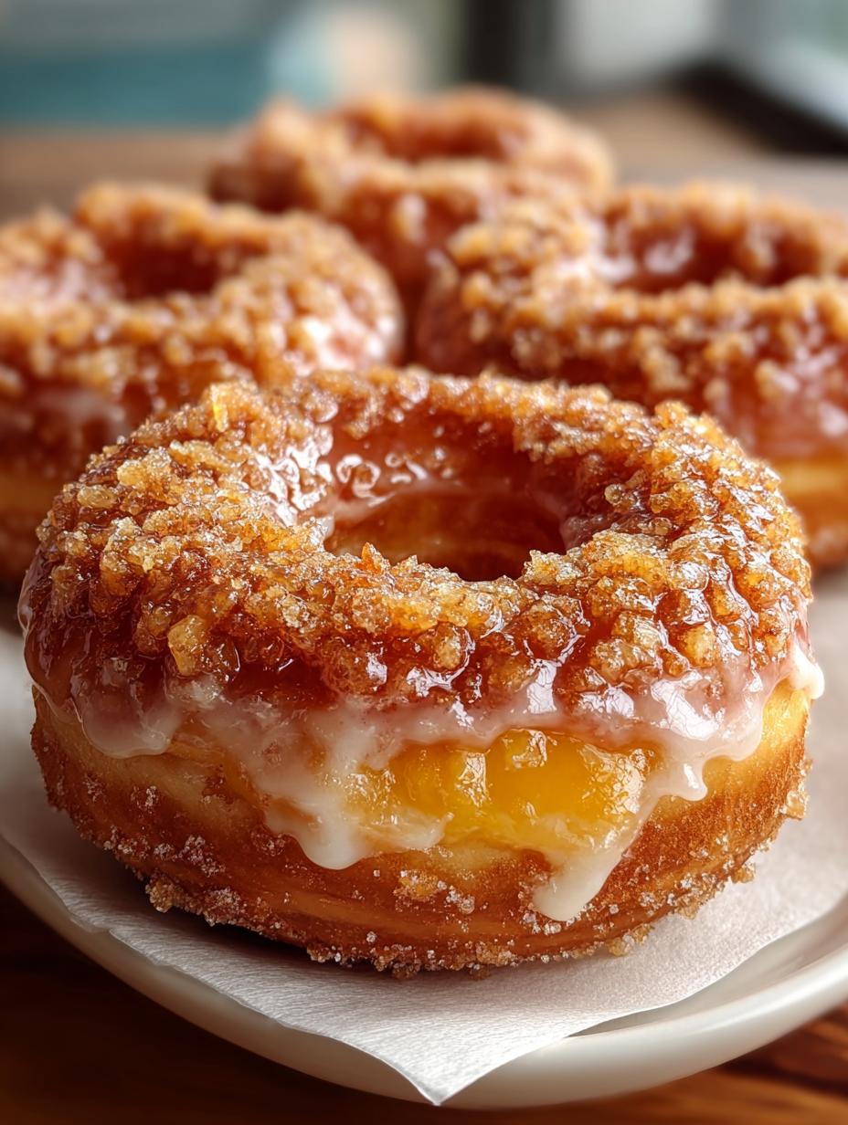 Peach Cobbler Donuts: 5 Steps to Blissful Delight - Peach Cobbler Donuts - additional detail