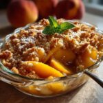 Peach Crisp Summer Dessert