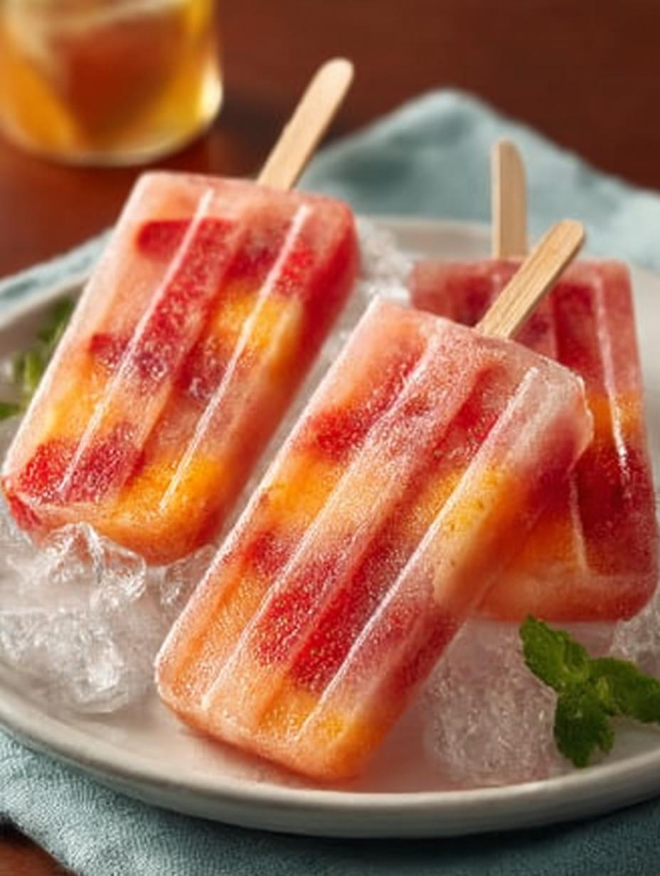 Peach Strawberry Lemon Popsicles: 7 Fresh Ways to Chill - Peach Strawberry Lemon Popsicles - additional detail