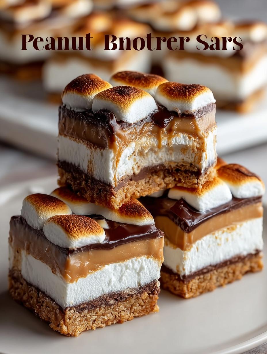 Peanut Butter Smores Bars