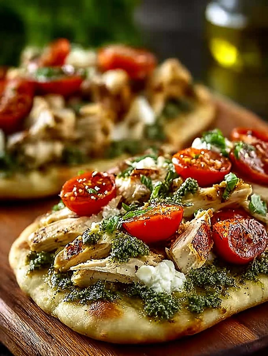 Pesto Chicken Flatbreads: 7 Irresistible Flavor Boosts - Pesto Chicken Flatbreads - additional detail