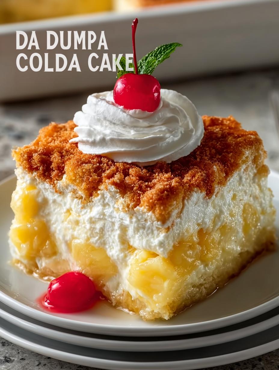 Pina Colada Dump Cake