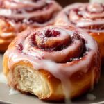 Pink Cinnamon Rolls