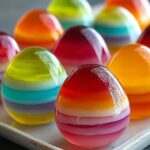 Rainbow Jello Easter Eggs