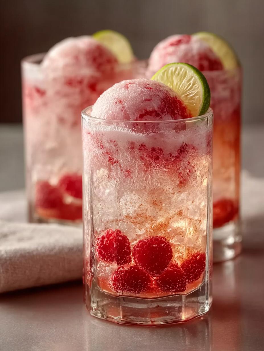 Raspberry Lemon Lime Ice
