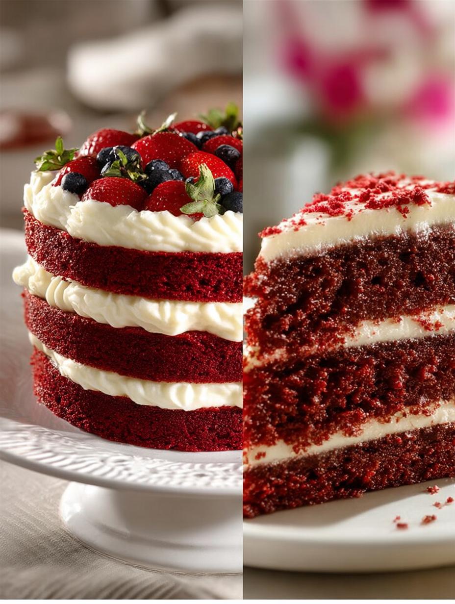 Red Velvet Layer Cake: 5 Secrets to Perfection 4 Red Velvet Layer Cake: 5 Secrets to Perfection - Red Velvet Layer Cake - additional detail