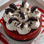 Red Velvet Oreo Cheesecake