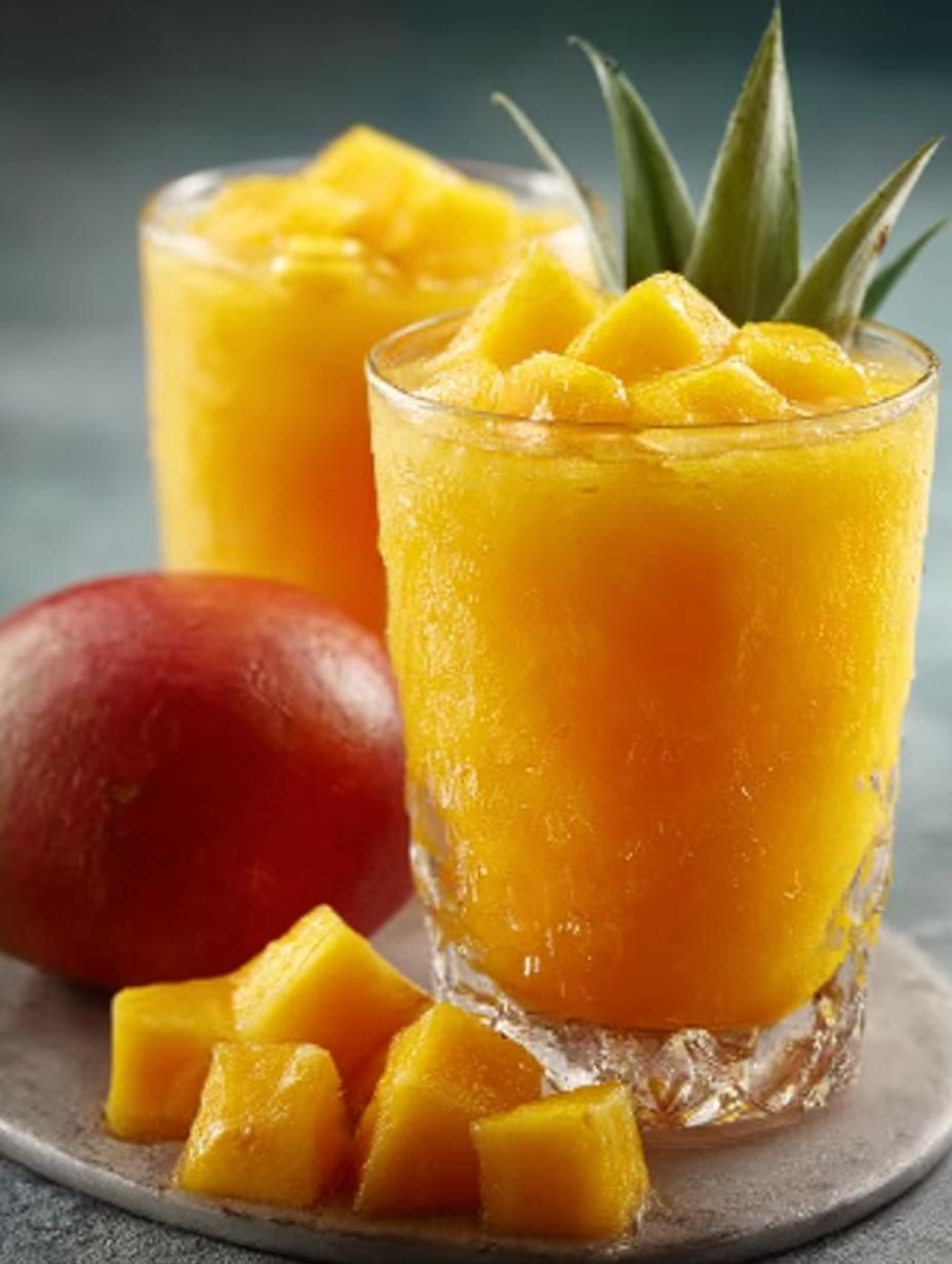 Refreshing Tropical Mango Pineapple