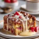 Rhubarb Bread Pudding Savor
