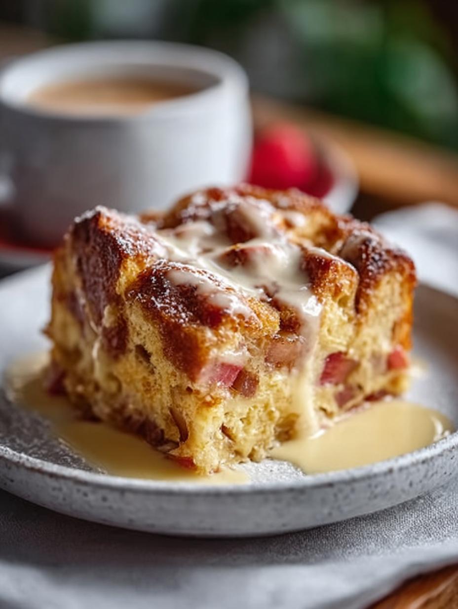 Rhubarb Bread Pudding Savor: 5 Ways to Indulge 4 Rhubarb Bread Pudding Savor: 5 Ways to Indulge - Rhubarb Bread Pudding Savor - additional detail
