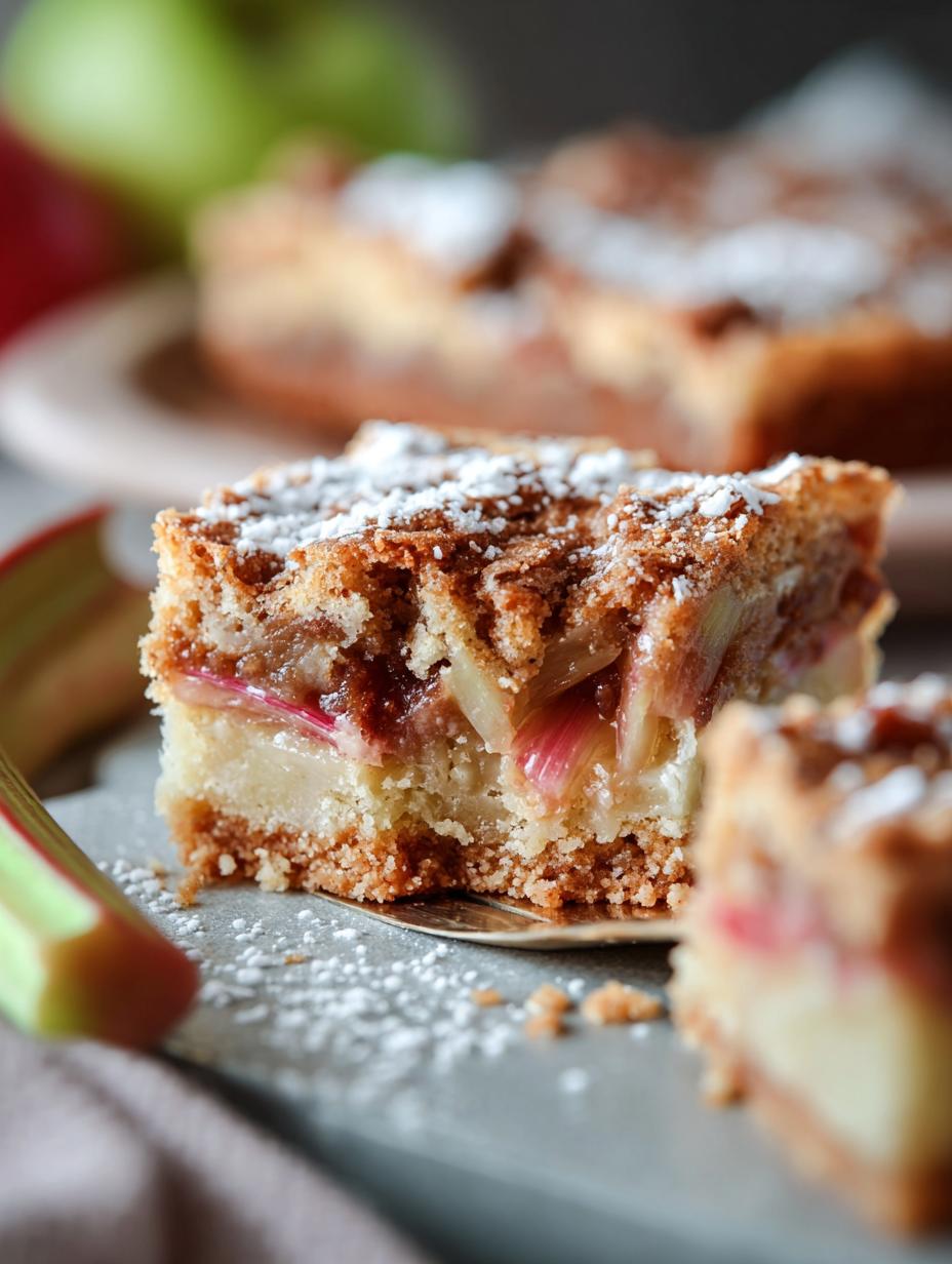 Rhubarb Dream Bars: 7 Reasons You'll Love This Treat - Rhubarb Dream Bars - additional detail
