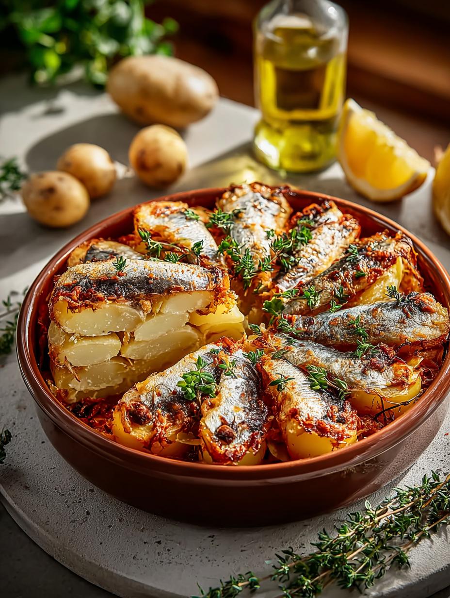 Sardine Potato Bake with