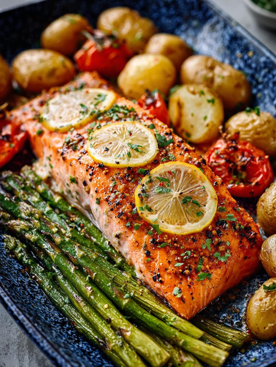 Sheet Pan Baked Trout
