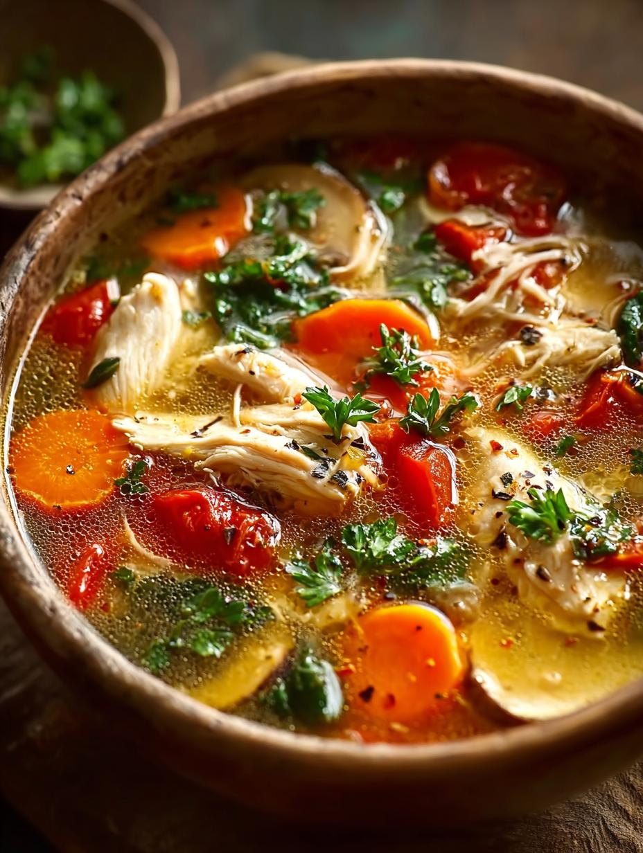Sicilian Chicken Soup: 5 Comforting Secrets Revealed - Sicilian Chicken Soup - additional detail