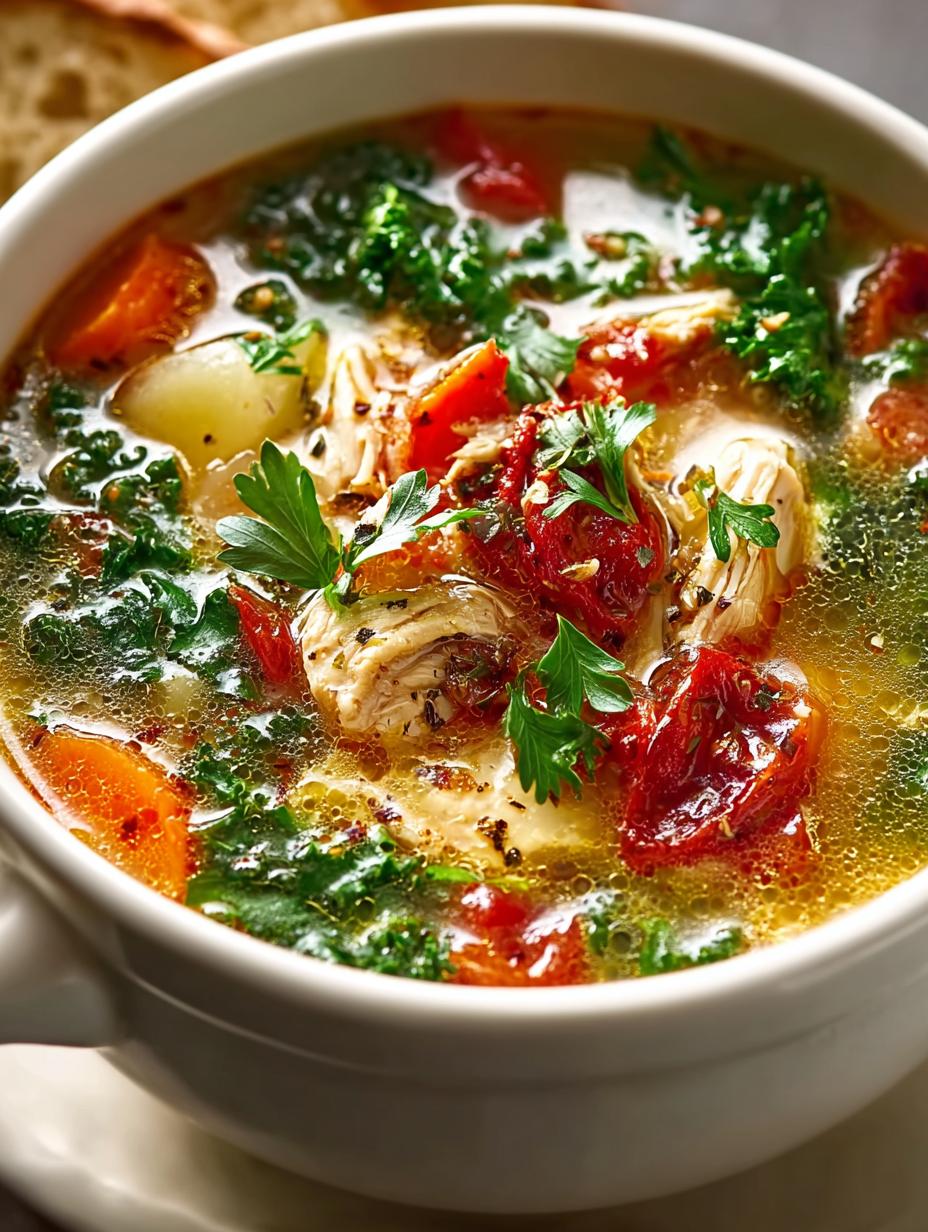 Sicilian Chicken Soup