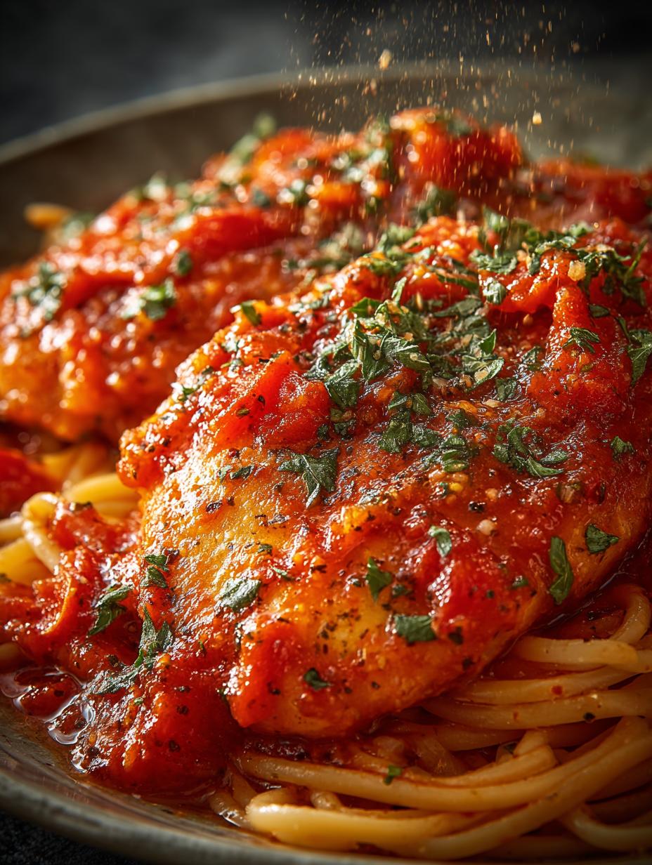 Slow Cooker Alfredo Marinara