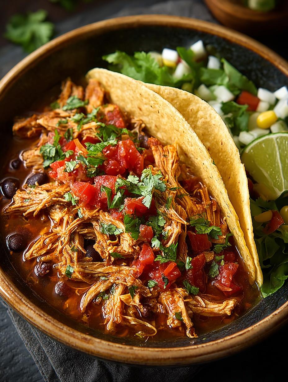 Slow Cooker Chicken Tortilla