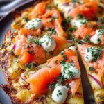 Smoked Salmon Potato Pizza