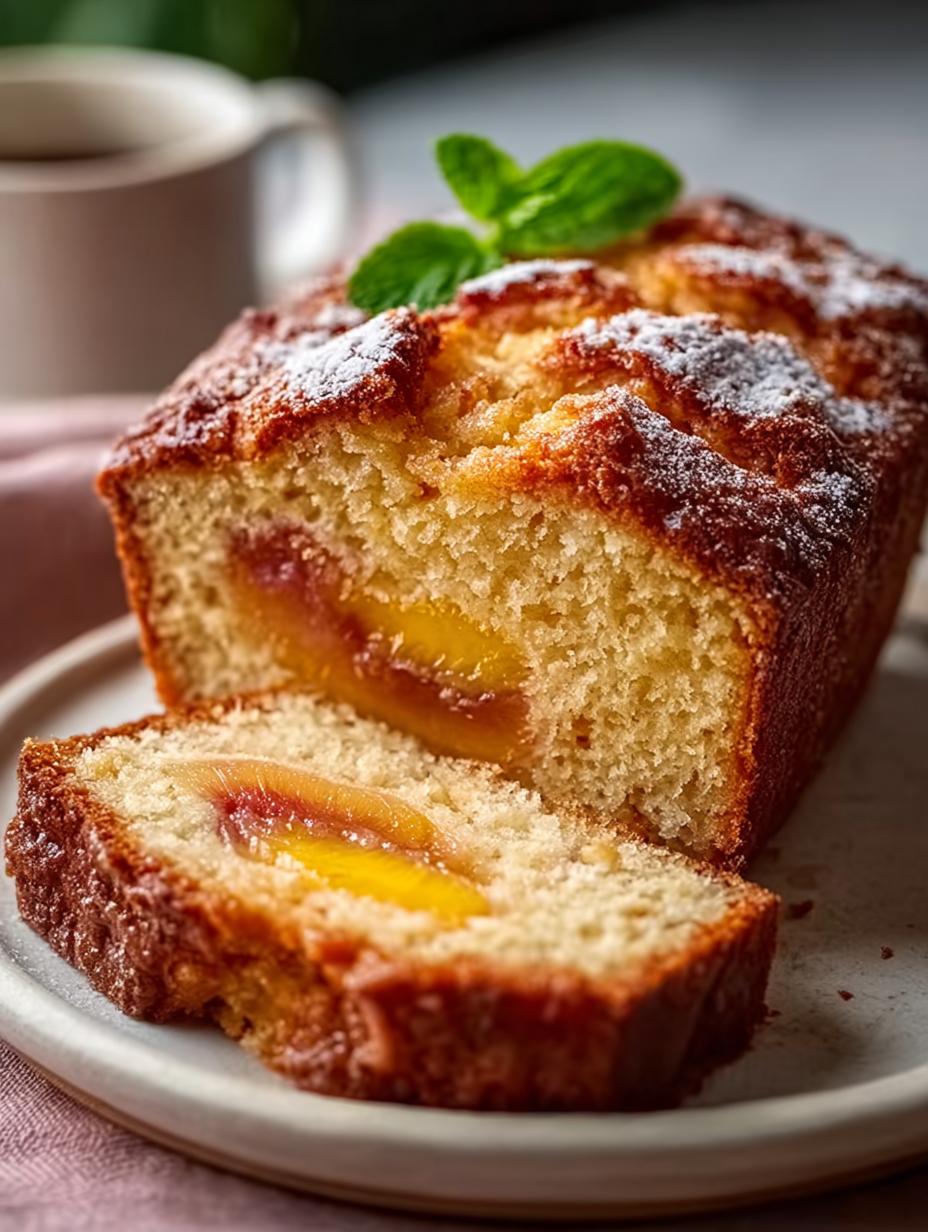 Southern Peach Bread For