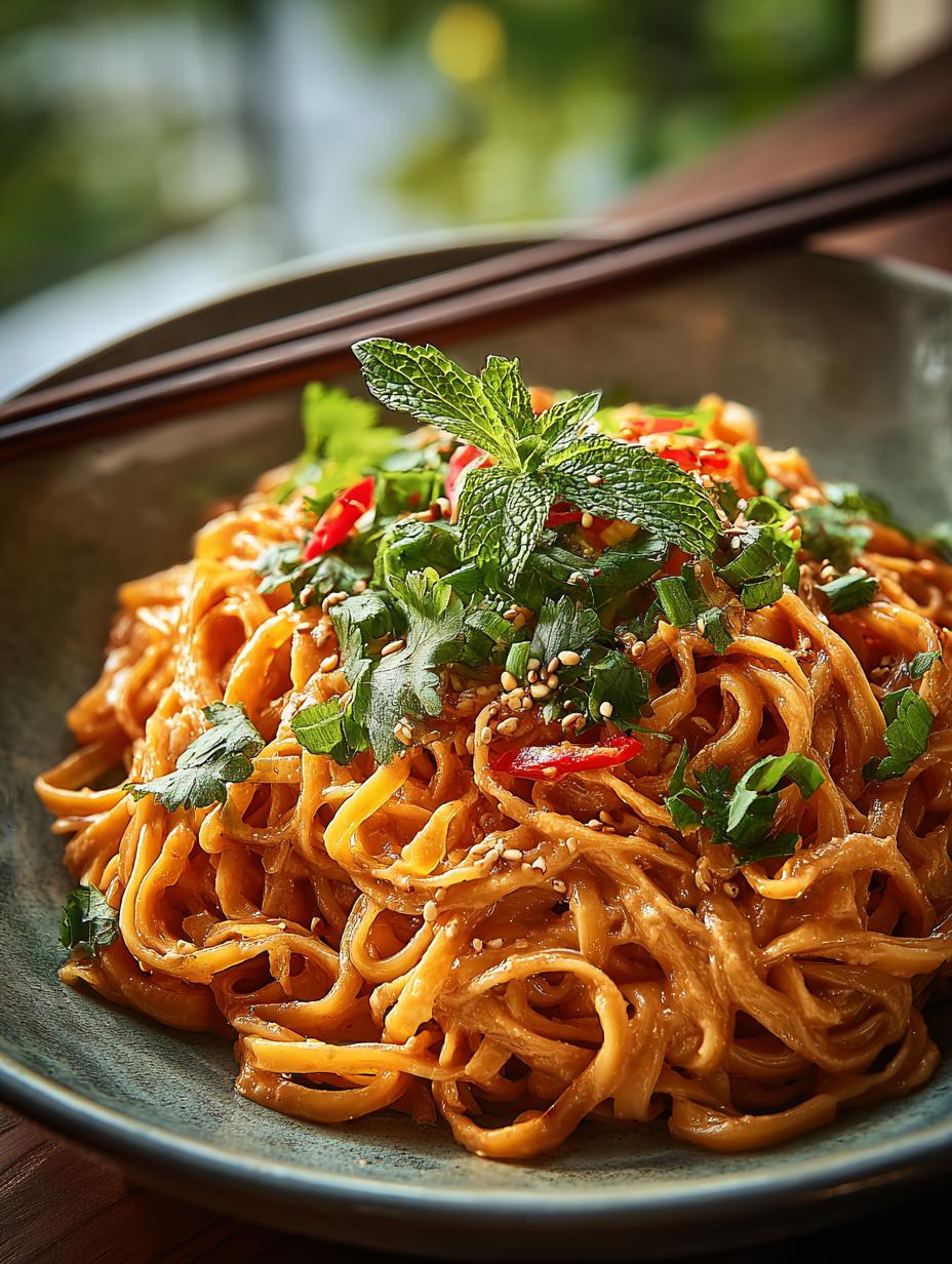 Spicy Peanut Butter Noodles