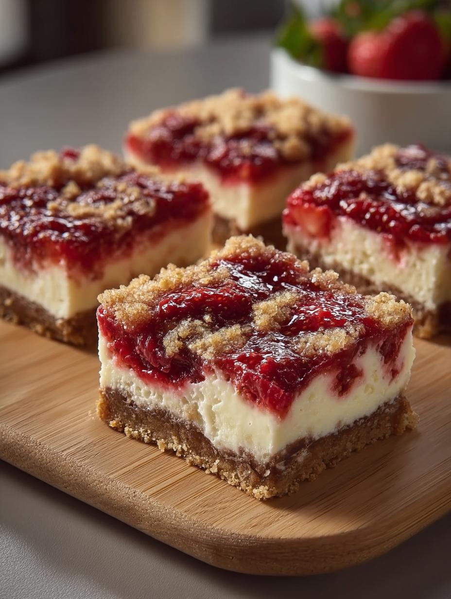 Strawberry Cheesecake Bars