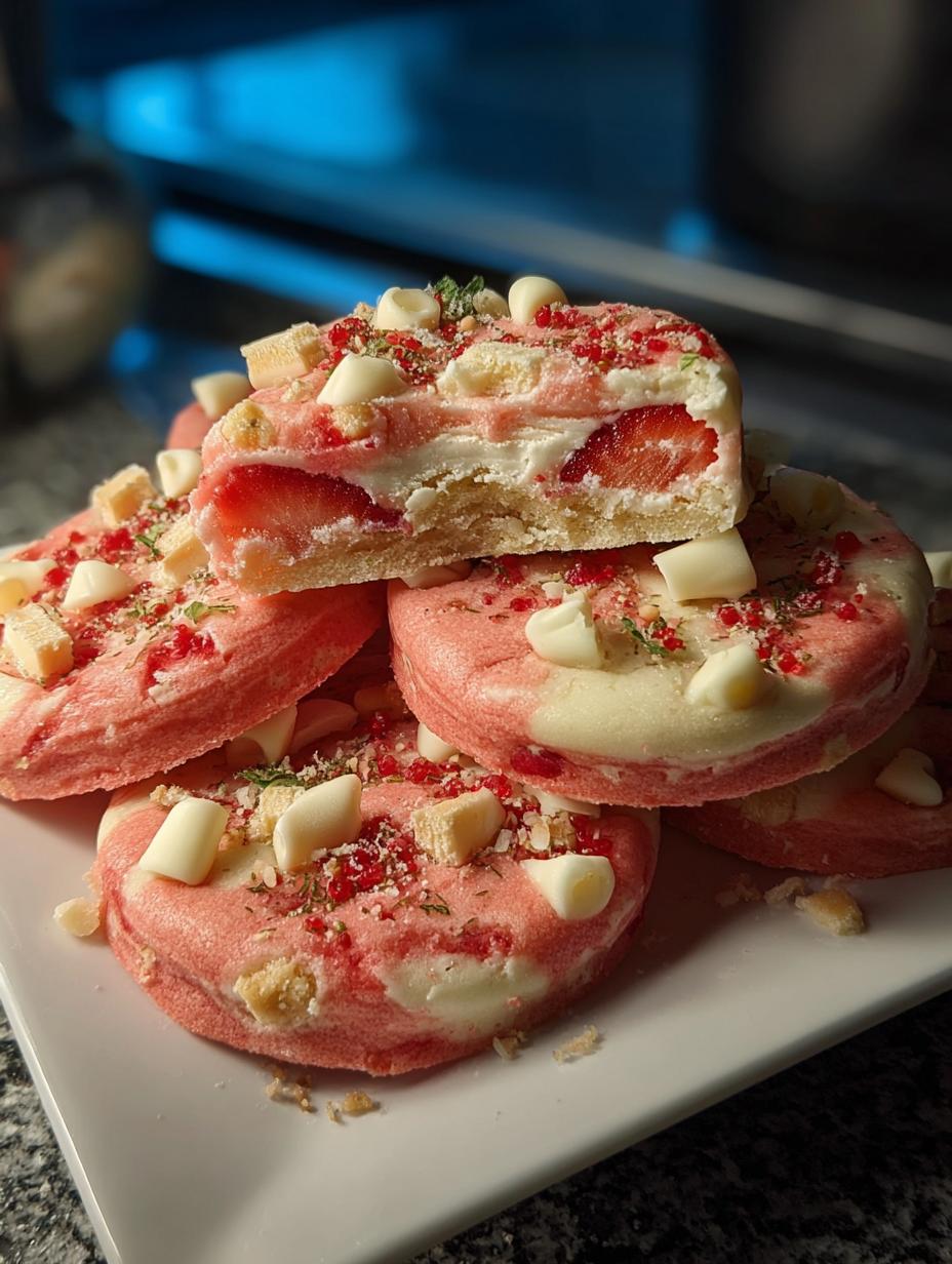 Strawberry Crunch White Chocolate Bliss Awaits You - Strawberry Crunch White Chocolate - additional detail