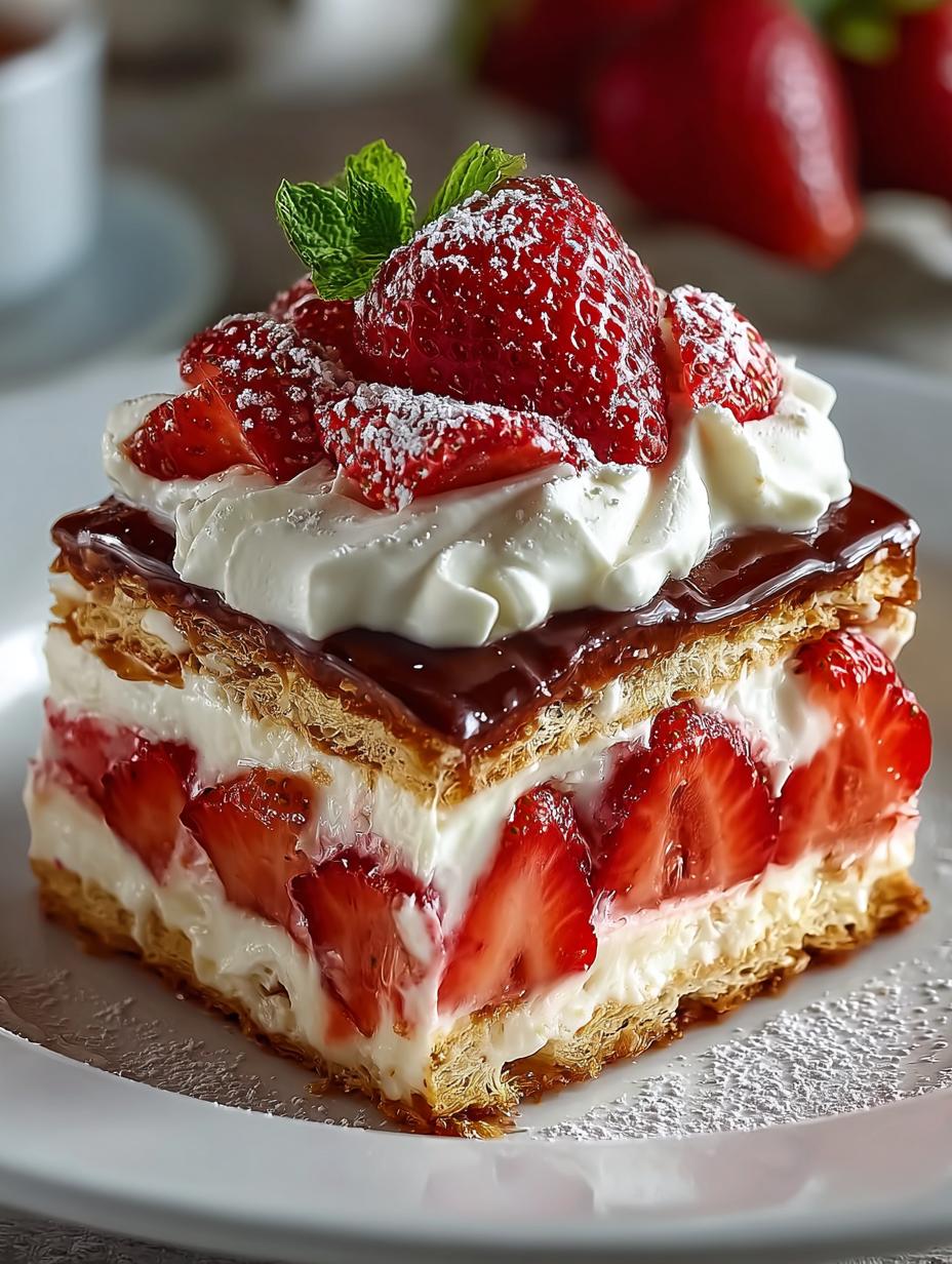 Strawberry Eclair Cake: 7 Irresistible Layers to Savor - Strawberry Eclair Cake - main visual representation