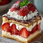 Strawberry Eclair Cake
