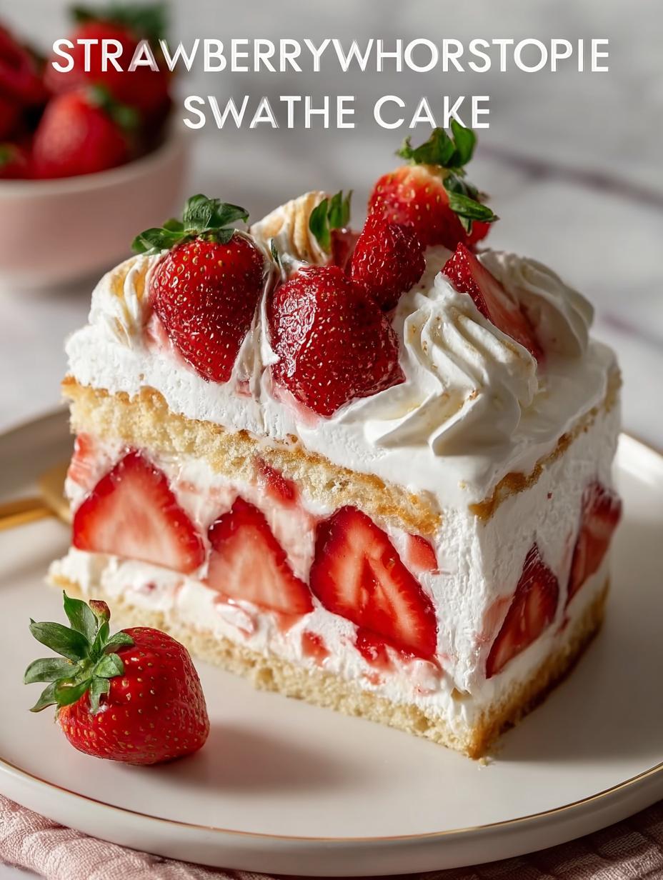 Strawberry Shortcake Cake: 5 Irresistible Layers 4 Strawberry Shortcake Cake: 5 Irresistible Layers - Strawberry Shortcake Cake with - main visual representation
