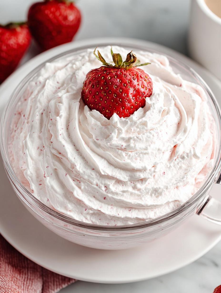 Strawberry Whipped Cream