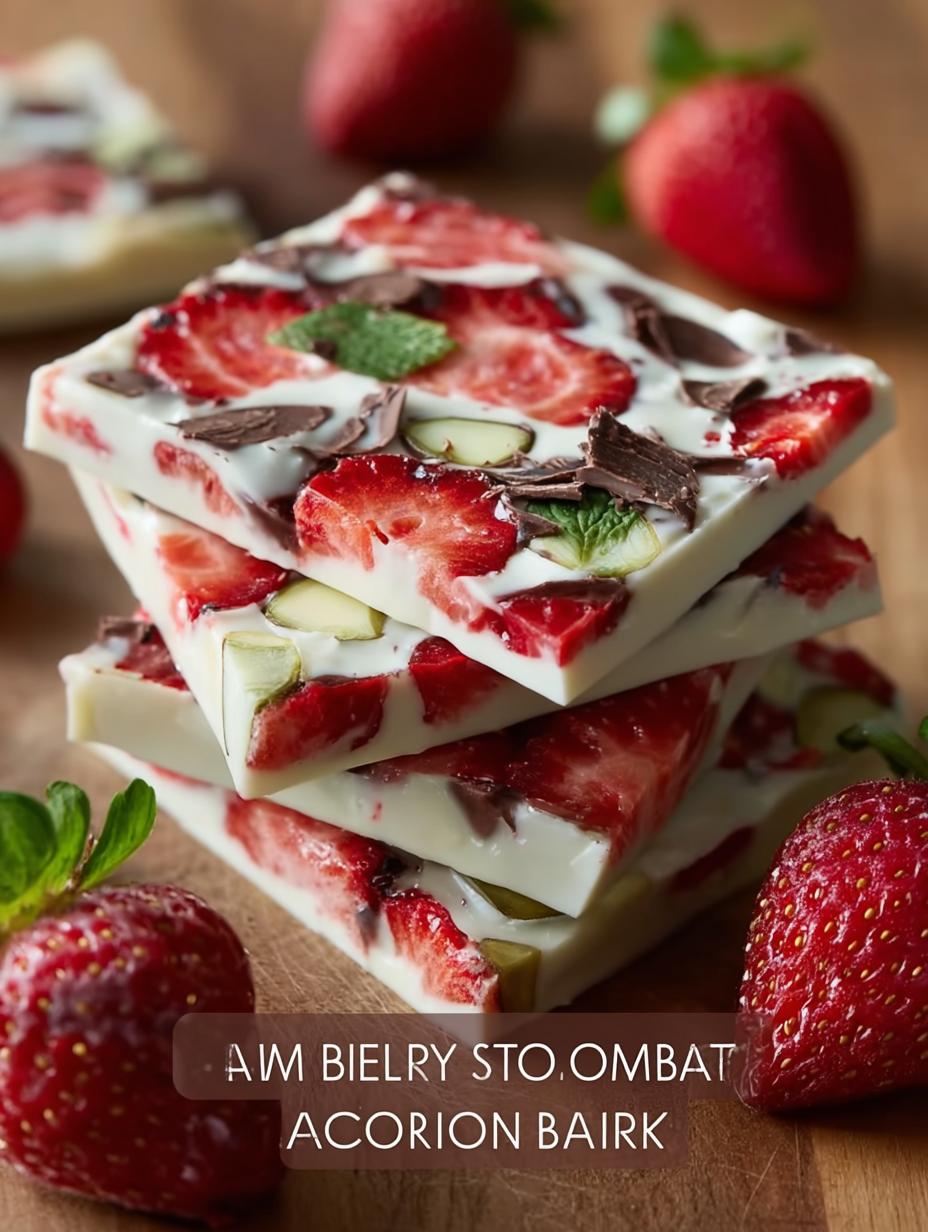 Strawberry Yogurt Bark: 5 Ways to Enjoy This Delight - Strawberry Yogurt Bark - main visual representation
