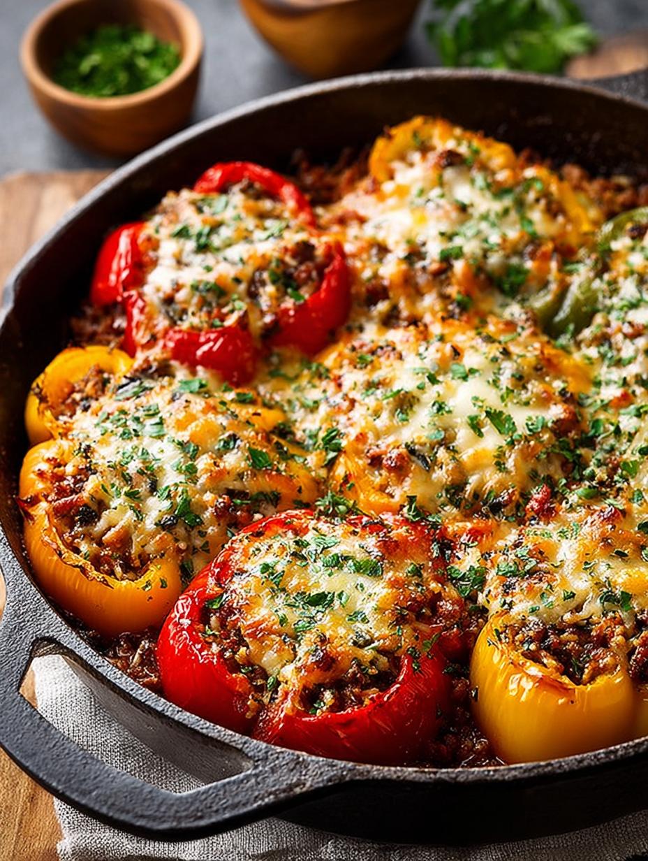 Stuffed Pepper Skillet: 5 Irresistible Comfort Meals - Stuffed Pepper Skillet - additional detail
