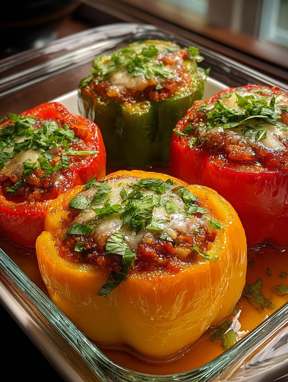 Stuffed Peppers Savory Flavor