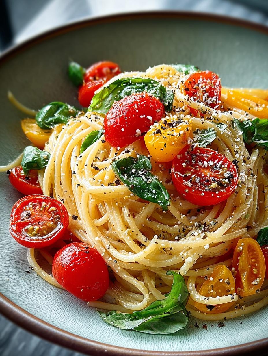 Summer Garden Pasta Bursting