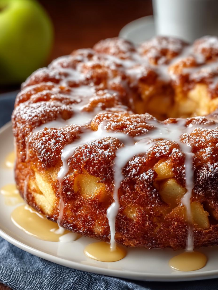 Sweet Apple Fritter Cake