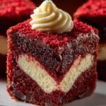 Sweet Red Velvet Brownie