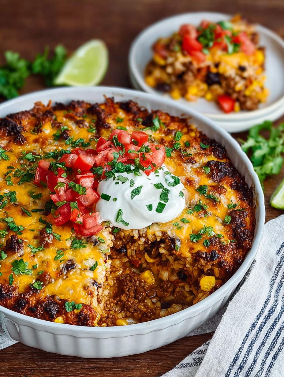 Taco Rice Casserole